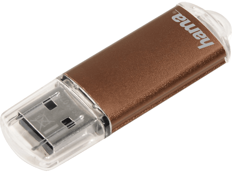 HAMA Laeta USB-Stick, 32 GB, 10 MB/s, Braun