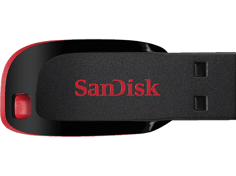 SANDISK Cruzer Blade USB-Stick, 32 GB, 15 MB/s, Rot