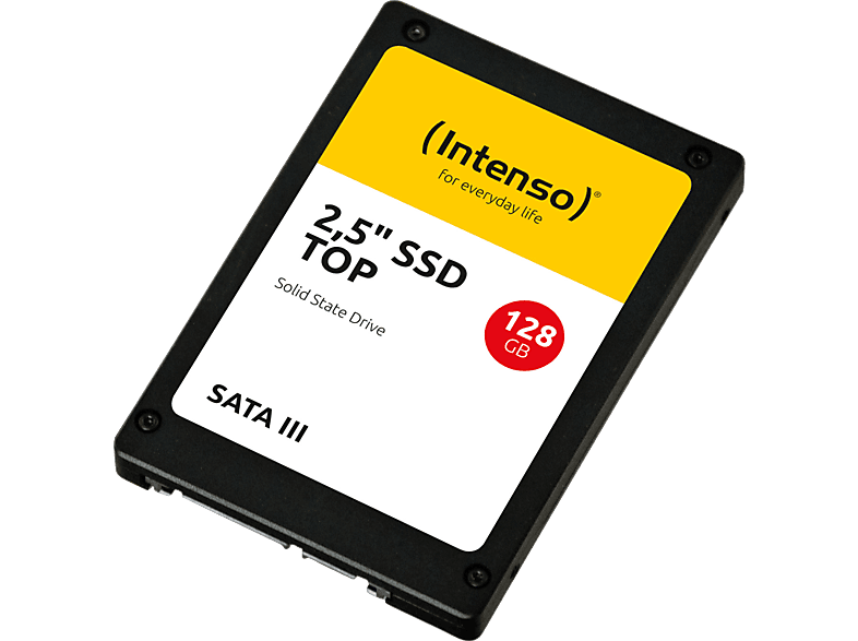 INTENSO Top Performance Festplatte, 128 GB SSD SATA 6 Gbps, 2,5 Zoll, intern
