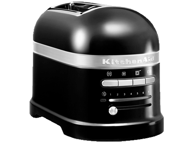 KITCHENAID 5KMT2204EOB Artisan Toaster Schwarz (1250 Watt, Schlitze: 2)