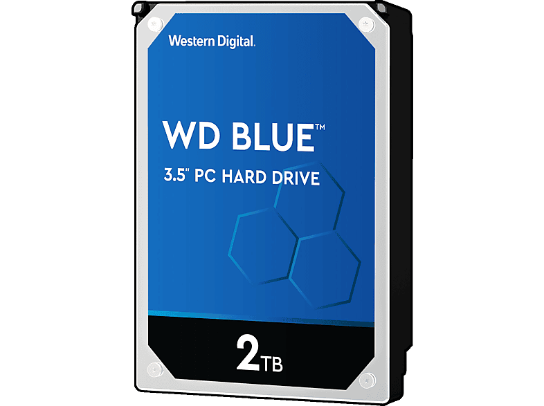 WD Blue™ Festplatte, 2 TB HDD SATA, 3,5 Zoll, intern