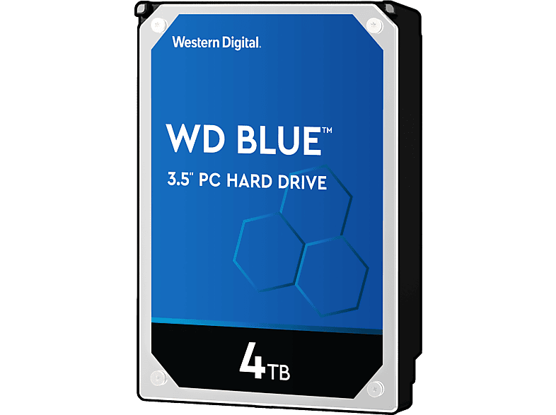 WD Blue™ Festplatte, 4 TB HDD SATA 6 Gbps, 3,5 Zoll, intern
