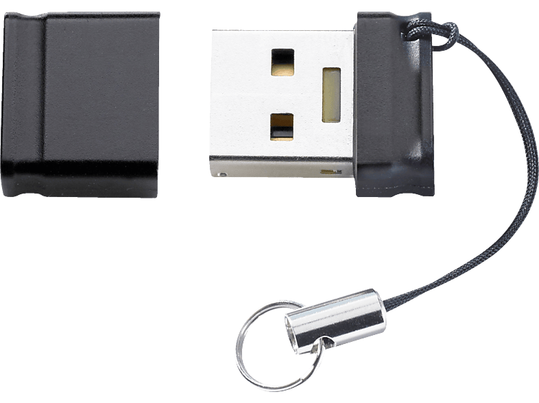 INTENSO Slim Line USB-Stick, 8 GB, 35 MB/s, Schwarz