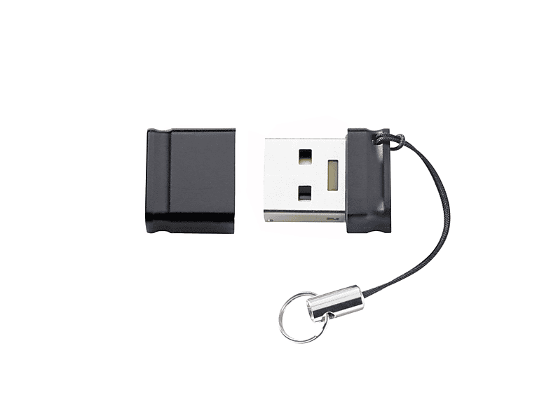 INTENSO Slim Line USB-Stick, 64 GB, 35 MB/s, Schwarz