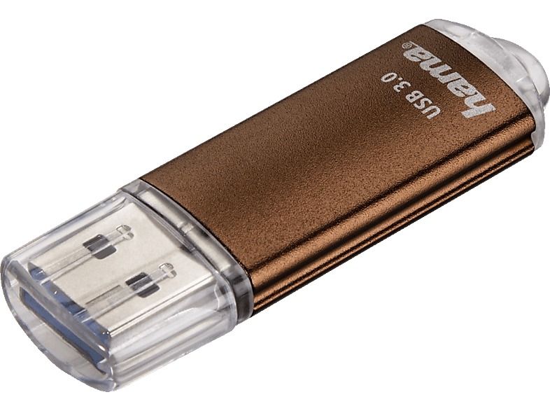 HAMA Laeta USB-Stick, 128 GB, 40 MB/s, Braun