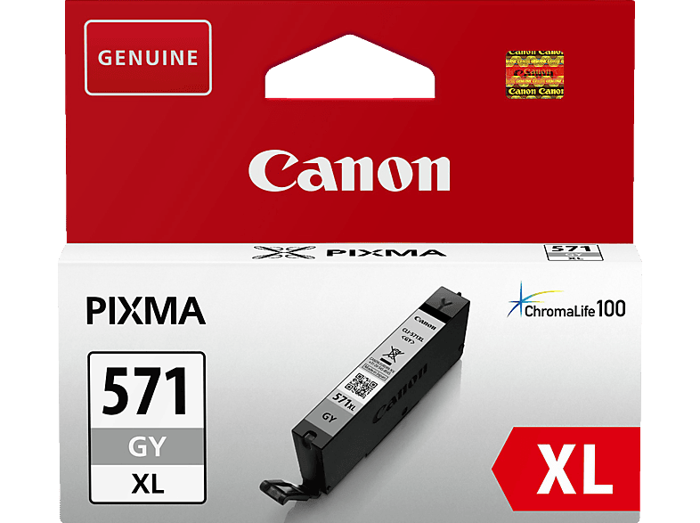CANON CLI 571XL GY Tintenpatrone Grau (0335C001)