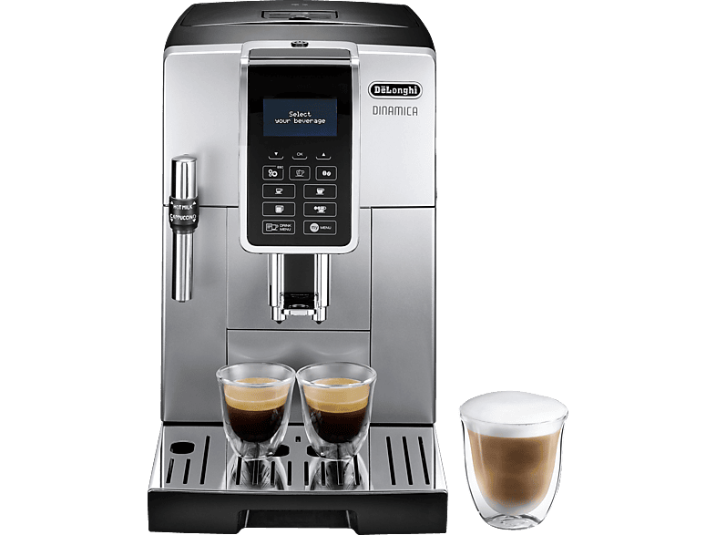 DELONGHI ECAM350.35.SB Dinamica Kaffeevollautomat Silber/Schwarz