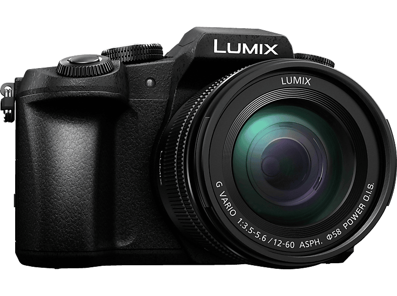 PANASONIC Lumix DMC-G81MEG Systemkamera mit Objektiv 12-60 mm , 7,5 cm Display, WLAN