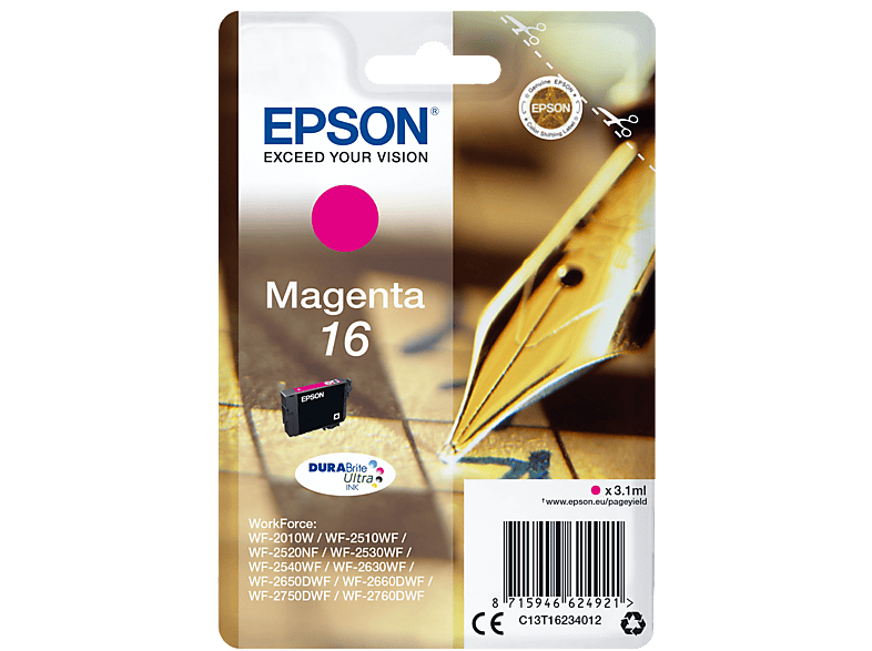 EPSON Original Tintenpatrone Magenta (C13T16234012)