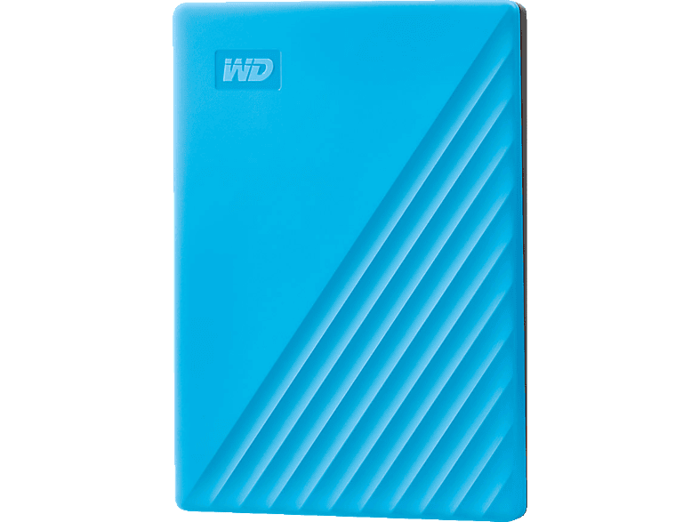 WD My Passport Festplatte, 2 TB HDD, 2,5 Zoll, extern, Blau