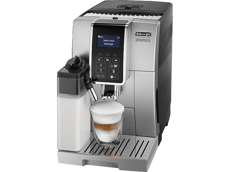 DELONGHI Dinamica ECAM352.57.SB Kaffeevollautomat Silber/Schwarz