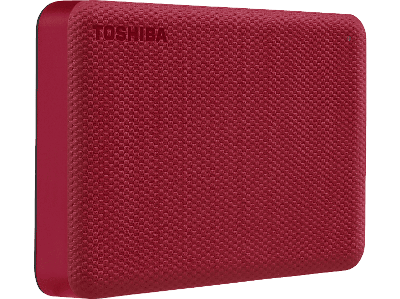 TOSHIBA Canvio Advance Festplatte, 4 TB HDD, 2,5 Zoll, extern, Rot