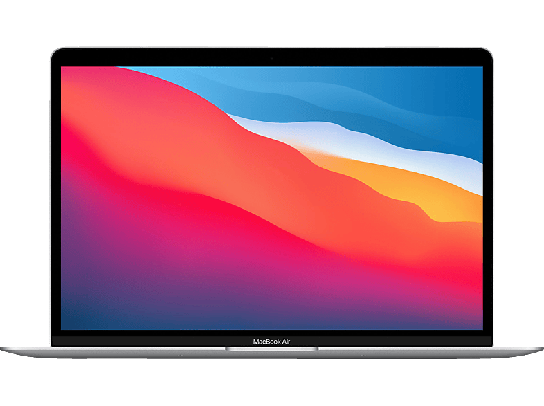 APPLE MacBook Air (2020), Notebook mit 13,3 Zoll Display, Apple M1 Prozessor, 8 GB RAM, 256 SSD, GPU, Silber