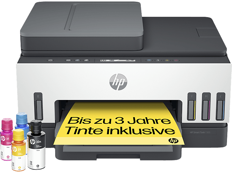 HP Smart Tank 7305 Thermal Inkjet Multifunktionsdrucker WLAN