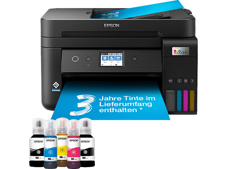 EPSON EcoTank ET-4850 Tintenstrahl Multifunktionsdrucker WLAN