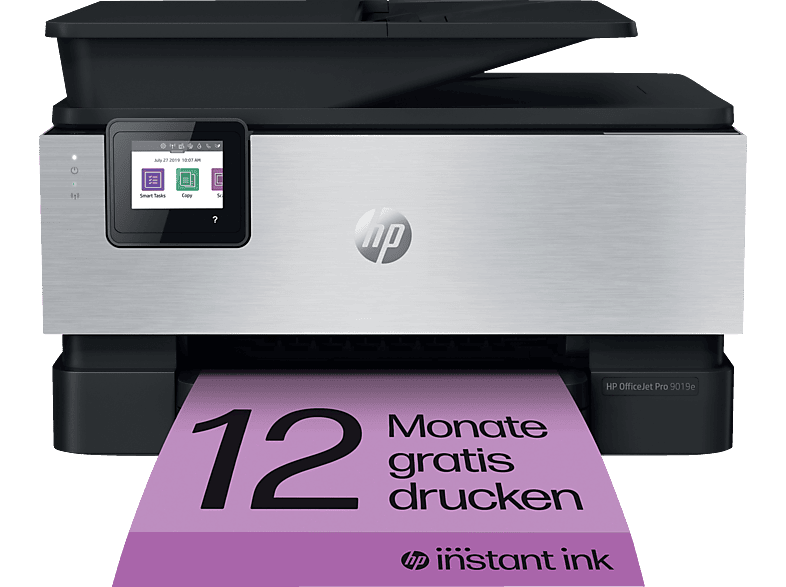 HP Pro 9019e (Instant Ink) Thermal Inkjet Multifunktionsdrucker WLAN Netzwerkfähig