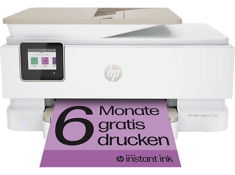 HP ENVY Inspire 7924e (Instant Ink) Thermal Inkjet Multifunktionsdrucker WLAN