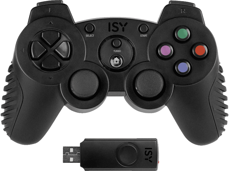 ISY IC-4000-3 Wireless PS3, Gamepad, Schwarz