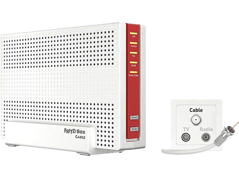 AVM FRITZ!Box 6690 Cable-Modem mit WLAN Router 6000 Mbit/s