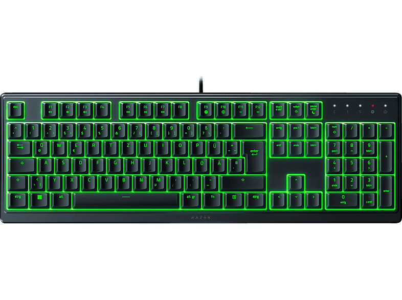RAZER Ornata V3 X Switch - Deutsches Layout, Gaming Tastatur, Mecha-Membran, Razer kabelgebunden, Schwarz