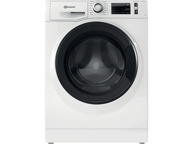 BAUKNECHT WM Pure 9A Waschmaschine (9 kg, 1351 U/Min., A)