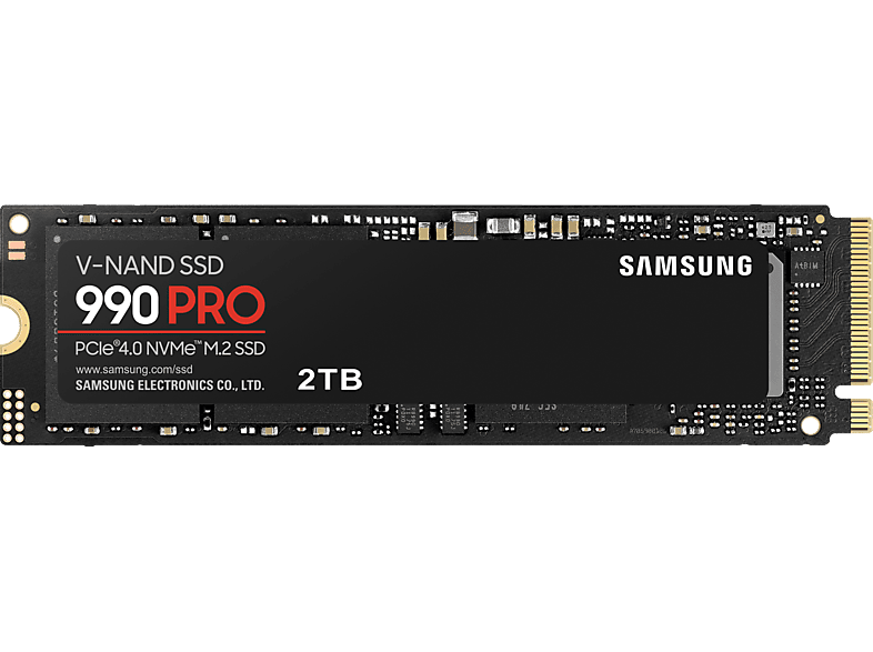 SAMSUNG 990 PRO Gaming Festplatte, 2 TB SSD M.2 via NVMe, intern