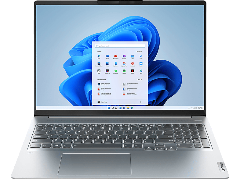 LENOVO IdeaPad 5i Pro, Notebook mit 16 Zoll Display, Intel® Core™ i7 Prozessor, GB RAM, 1 TB SSD, Intel Arc A370M, Cloud Grey
