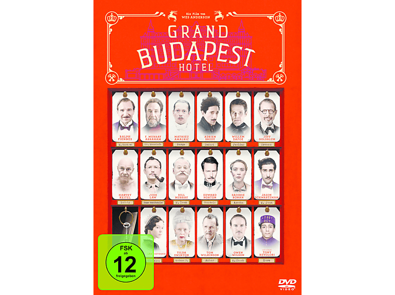 Grand Budapest Hotel DVD