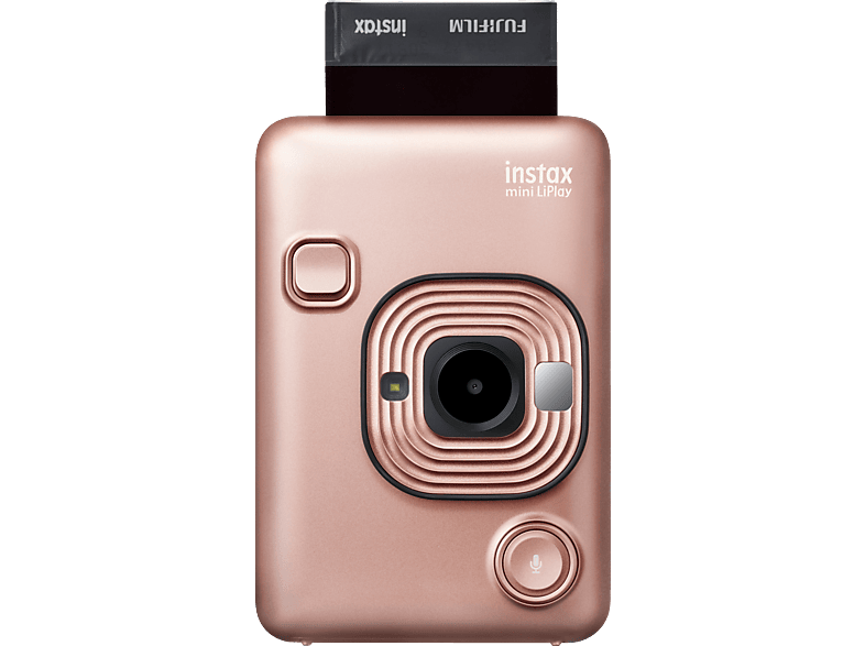 FUJIFILM instax mini LiPlay Sofortbildkamera, Blush Gold